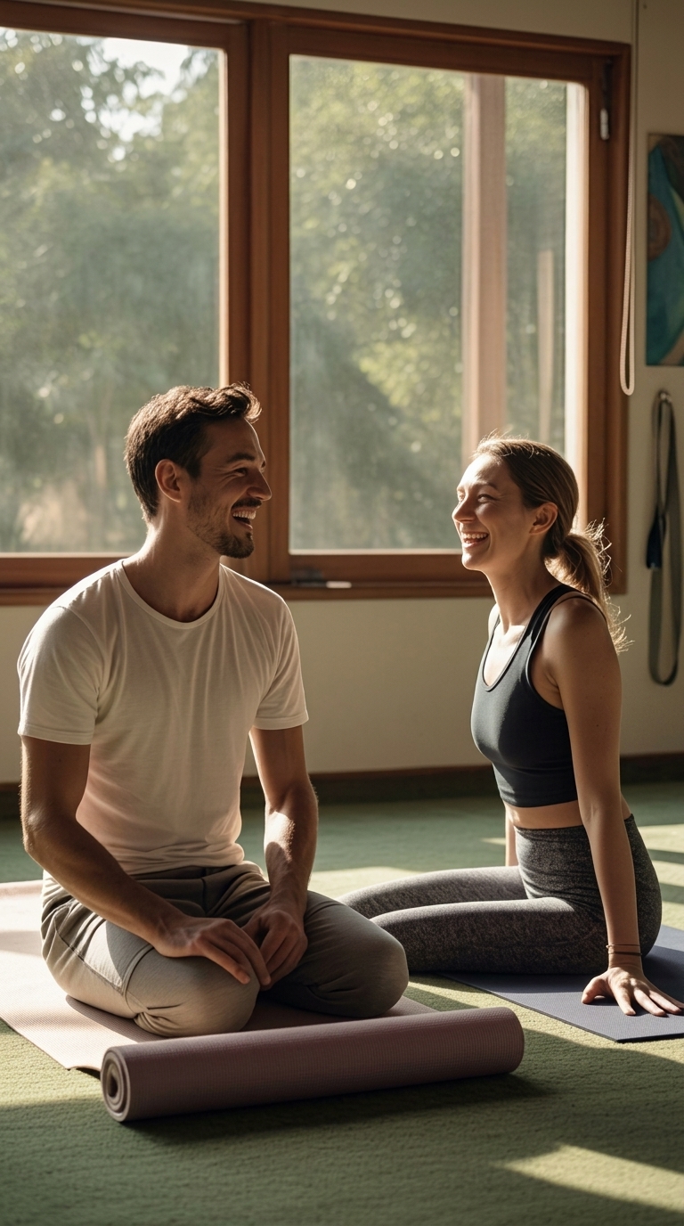 Mindful Connection and Conversation in Yoga Sanctuary