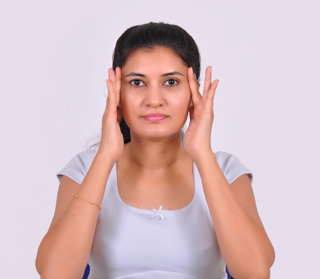 Temple and Forehead Tension Release